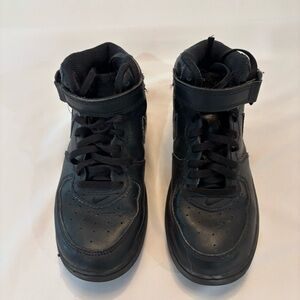 Nike Kids Black High-Top Sneakers